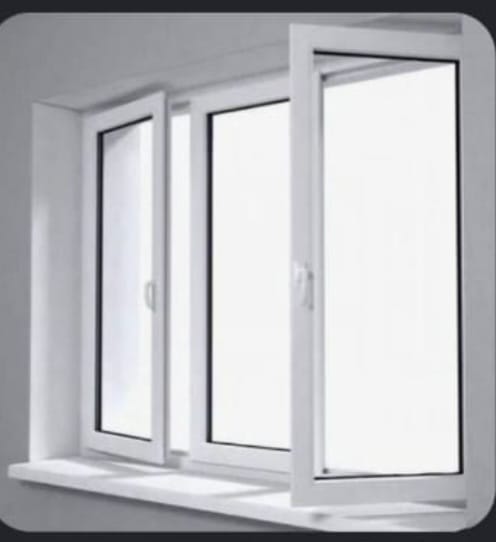Home Modern uPVC Sliding Glass Window installation by Kirti Infra Solutions in Kanpur.
