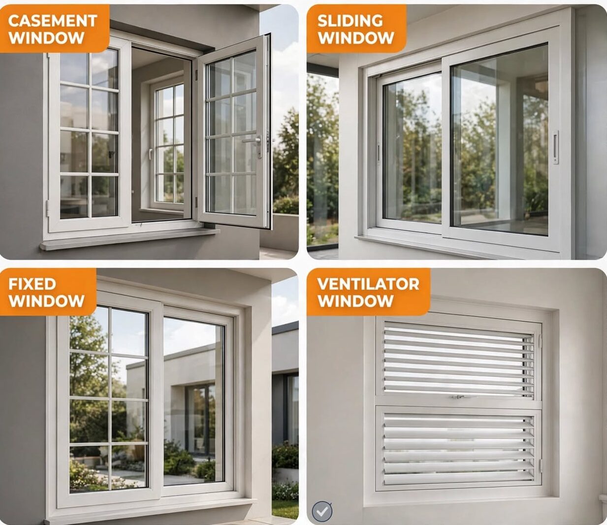 Home uPVC Windows Manufacturer in Kanpur.