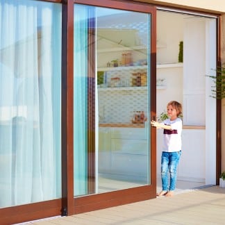 uPVC sliding glass window installation in Kanpur by Kirti Infra Solutions